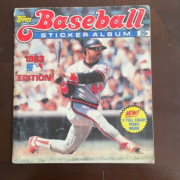 1983 Topps Baseball  Sticker Yearbook - Picture 1 of 2